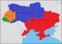 Карта раздела Украины